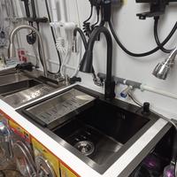 Gambar Kitchen Sink Wastafel Bak Cuci Piring BLACK 6045 Stainless SUS 304 - KOMPLIT KRAN dari BABEH SANITARY undefined 5 Tokopedia