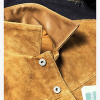 Gambar Jaket Kulit Suede Type 3 colour Tan natural - S dari Denim Selvedge Market undefined 4 Tokopedia