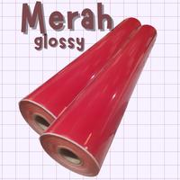 Gambar stiker skotlet merah glossy dari istana stiker semarang undefined 1 Tokopedia