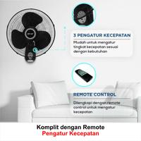 Gambar Kipas Angin Dinding SEKAI WFN 1628 RC Wall Fan 16 Inch dari QHomeMart Official undefined 4 Tokopedia