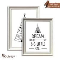 Gambar Pigura Bingkai Foto - Frame Classic - 10R- 10RS - White - Kaca Doff - 10R dari Framous Bukit Darmo undefined 1 Tokopedia