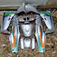 Gambar COVER BODY SUZUKI SHOGUN 110 R NEW FULLSET HALUS BIRU HITAM 2002 - Tosca dari Raja SparepartMotor undefined 2 Tokopedia
