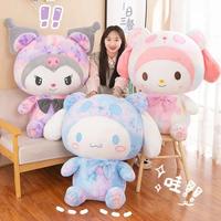 Gambar New Sanrio Cinnamorol Kuromi My Melody Tie-Dye Plush Toys Cartoon - 35 CM MELODY dari Simko Toys undefined 3 Tokopedia