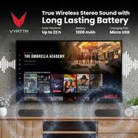 Gambar VYATTA PLATINUM HITZ TWS BLUETOOTH SPEAKER STEREO USB TF MEGA BASS - Brilliant Black dari VYATTA PALEMBANG undefined 4 Tokopedia