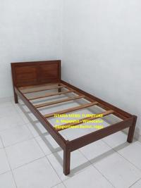 Gambar Bed Divan Ranjang Tempat Tidur Dipan Amben Kayu Jati Model Knock Down dari Pusat Mebel Furniture undefined 2 Tokopedia