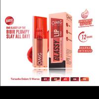 Gambar OMG OH MY GLAM Glassy Lip Tint 2g - Lip Tint Warna Intense Tahan 12jam - OMG GLASSY 07 SECRET dari beautyshopindo undefined 2 Tokopedia