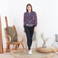 Gambar KI Jaket Bomber Rachel Kinara Ungu - Ungu, 4 dari KainIndonesiaCo undefined 1 Tokopedia
