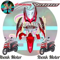 Gambar Full Body Halus Vario Lama Karbu 110 Merah Silver dari Ibenk motor part undefined 1 Tokopedia