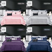 Gambar Sprei Micro silk Tencel Ukuran 120x200 Super Single Motif Salur - POSEIDON, T.30 dari Deroumee Indonesia undefined 1 Tokopedia