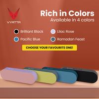 Gambar VYATTA PLATINUM HITZ TWS BLUETOOTH SPEAKER STEREO USB TF MEGA BASS - Brilliant Black dari VYATTA PALEMBANG undefined 5 Tokopedia