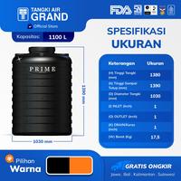 Gambar Tangki Toren Tandon air Prime Blow 1100 L Tidak Berbau & Higenis dari Tangki Air Grand Surabaya undefined 3 Tokopedia