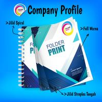 Gambar Cetak Company Profile Majalah Katalog Custom - A5 AC 260 GSM, LAMINASI GLOSSY dari Folder Print undefined 1 Tokopedia