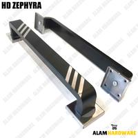 Gambar Gagang Pintu Rumah ALAM HARDWARE Type ZEPHYRA 35 Cm Dan 45 Cm - Hitam, 35 Cm dari ALAM DOOR HANDLE undefined 4 Tokopedia