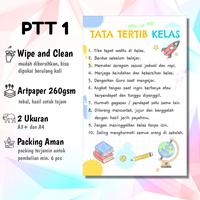 Gambar Poster Tata Tertib Hiasan Kelas Dekorasi Sekolah Lomba Tugas Menghias - PTT3 dari Rumah Kreatifa_NEW undefined 1 Tokopedia
