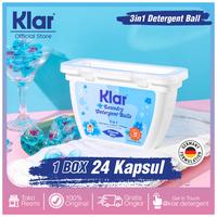 Gambar Klar Laundry Detergent Ball 3 in 1 (BOX) | Detergent dan Softe Instant dari Livtric undefined 1 Tokopedia