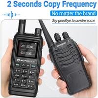Gambar HX-380 Radio HT 10 Watt Handy Talky Tri-Band 999 Kanal Baterai Besar Tampilan Warna Layar LED 1.77 Inci Charge Cepat Type-C dari storesempulur undefined 3 Tokopedia