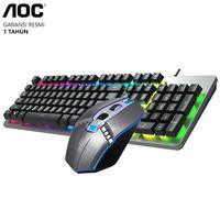 Gambar AOC KM410 Keyboard dan Mouse Gaming Combo dari Ridista Online undefined 1 Tokopedia