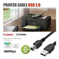Gambar Kabel Printer USB 2.0 Canon PIXMA original dari box printer 1.5 M dari Artha Luber undefined 1 Tokopedia