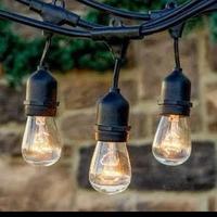 Gambar kabel cafe outdoor gantung hanging lamp 5m 5 meter 5 fiting - BUBLE WRAP dari eco led lighting undefined 1 Tokopedia