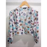 Gambar Blouse airflow motif - atasan wanita motif bunga terbaru - Clay, All Size dari Cahaya Gallery. undefined 3 Tokopedia