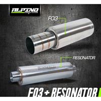 Gambar knalpot racing mobil merk alpino exhaust f03 besar polos+Resonator dari blantik43 undefined 1 Tokopedia