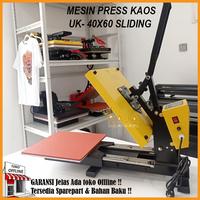 Gambar Mesin Press Kaos SLIDING 40x60 / Mesin Press Baju Tarik 40x60 | High Pressure | Heat Press Digital - 40x60 Standar dari Raja Sablon Digital undefined 1 Tokopedia