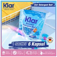 Gambar Klar Laundry Detergent Ball 3 in 1 (Sachet) | Wisteria Blue dari Livtric undefined 1 Tokopedia