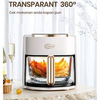 Gambar AIRFRYER TRANSPARANT ESTETIK 5L MECOO GARANSI 1TH - pink dari vinashome_NEW undefined 1 Tokopedia