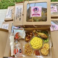 Gambar Box Sekat Tebal + Tali Box Catering Premium Kotak Hampers Nasi Mewah - sekat double dari Jakarta Pack undefined 4 Tokopedia