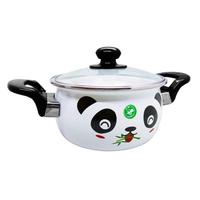 Gambar MASPION PANCI ENAMEL HELLO PANDA 18 CM + TUTUP KACA dari ipystore738 undefined 2 Tokopedia