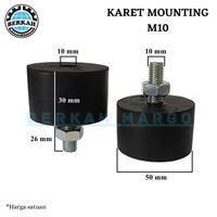 Gambar Karet Engine Mounting Peredam Getaran / Dudukan Mesin 50 x 30 x M10 dari Berkah Margo Utomo undefined 1 Tokopedia