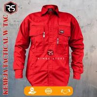 Gambar Kemeja W tac seragam tactical baju pdh kerja lapangan kantor pria - Hitam, L dari RIMBA STORE.ID undefined 3 Tokopedia