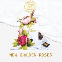 Gambar Kue Ulang Tahun Tinggi - Elegant, Mewah, Express, Jakarta, Tangerang - Scuro Ribbon, ◯ 16 cm dari New Golden Roses undefined 5 Tokopedia
