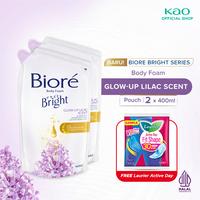 Gambar Biore Bright Glow-up Lilac 400ml Pouch Twinpack +Gift - Sabun Mandi dari KAO Indonesia undefined 1 Tokopedia