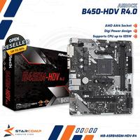 Gambar ASRock B450M-HDV AM4 DDR4 USB 3.1 dari Starcomp Solo undefined 1 Tokopedia