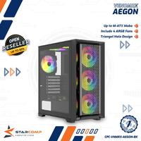 Gambar VENOMRX AEGON INCLUDE 4 FAN ARGB VENOM RX ATX GAMING CASE dari Starcomp Solo undefined 1 Tokopedia