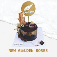 Gambar Kue Ulang Tahun Tinggi - Elegant, Mewah, Express, Jakarta, Tangerang - Scuro Ribbon, ◯ 16 cm dari New Golden Roses undefined 3 Tokopedia