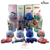 Gambar Botol Minum Anak Disney Ori Dual Cap Bahan Tritan Premium BPA Free - Captain America dari Metromama undefined 5 Tokopedia