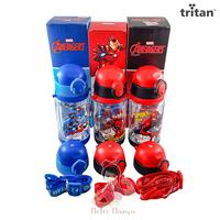 Gambar Botol Minum Anak Disney Ori Dual Cap Bahan Tritan Premium BPA Free - Captain America dari Metromama undefined 3 Tokopedia