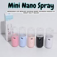 Gambar Nano Spray Mini Sprayer Spray Pelembab Wajah - Merah Muda dari BASSHOP- undefined 1 Tokopedia