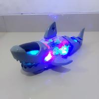 Gambar Mainan Ikan Hiu Gear Jalan Lampu Suara Anak Edukasi - Robot Baby Shark - Hiu Baterai dari A.R.A.F.A undefined 3 Tokopedia