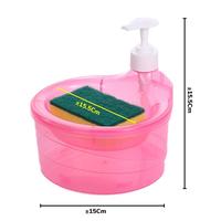 Gambar Dispenser Sabun Cuci Piring Tempat Sabun Bulat + Spons Cuci Piring dari MXKomputer_NEW undefined 3 Tokopedia