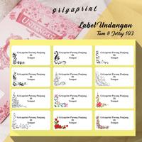 Gambar Label Undangan Ketik Nama Print Murah Harga per Nama + Motif Warna dari Griya Print undefined 1 Tokopedia