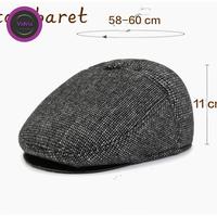 Gambar topi baret pria bahan tebal 3 motif -impor - Hitam dari 889 David slop undefined 2 Tokopedia