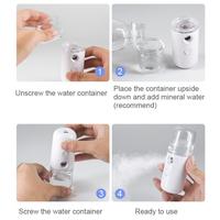 Gambar Nano Spray Mini Sprayer Spray Pelembab Wajah - Merah Muda dari BASSHOP- undefined 5 Tokopedia