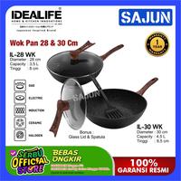 Gambar IDEALIFE Wok Pan Cookware 28 cm / 30 cm Wajan IL-28WK / IL-30WK - 30 CM dari Sajun Electronic Tangerang undefined 1 Tokopedia