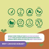 Gambar BoBae BABY – Apple, Passion Fruit/ MPASI Anak 6 Bulan Organik dari Bobae Baby undefined 4 Tokopedia