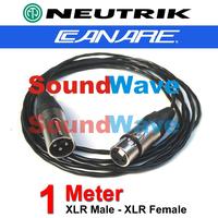 Gambar KABEL KONEKTOR AUDIO 3P 1M XLR MALE - XLR FEMALE CANARE KECIL 1 METER dari SoundWave Online undefined 1 Tokopedia