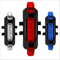Gambar ELROSTO Lampu Sepeda LED USB Rechargeable Depan Belakang Anti Air Terang - Depan putih dari Elrosto undefined 3 Tokopedia