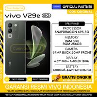 Gambar VIVO V29E 5G 8/256 VIVO V29 E 5G 8/256 GARANSI RESMI INDONESIA - ROSE GOLD, TANPA BONUS dari Cuan Gadget.id undefined 2 Tokopedia
